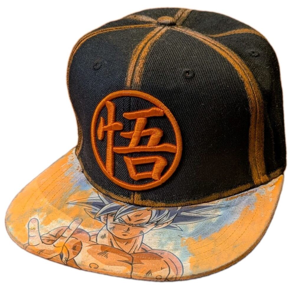 Dragon Ball Super Ultra Instinct Goku Snapback Hat Anime Funimation OSFM